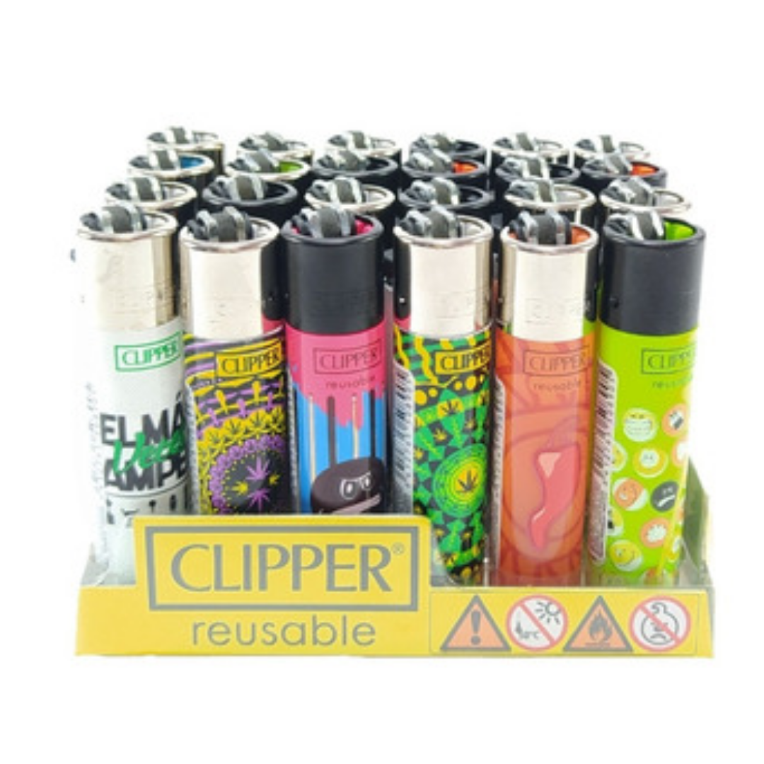 Encendedor Clipper regular de colección – display 24 unidades - La casa del  blunt