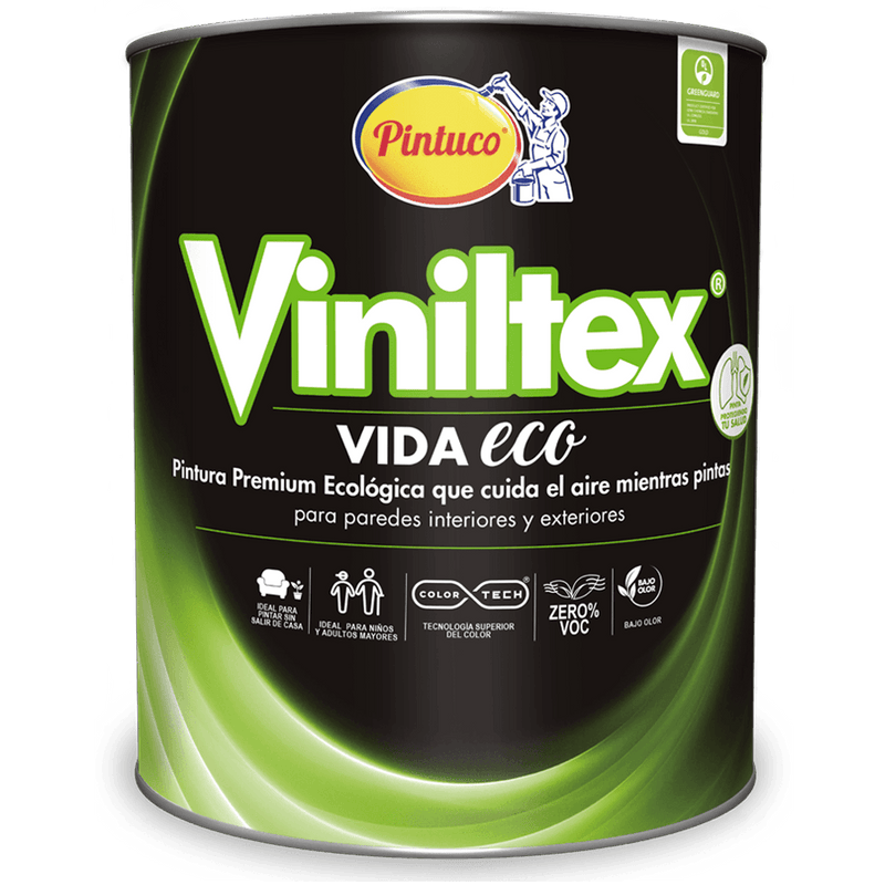 VINILTEX VIDA ECO BLANCO 1101 X GLN